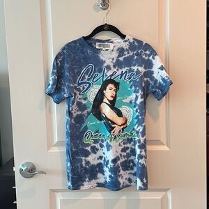 Selena Queen of Cumbia Crew Neck Tie Dye Tee